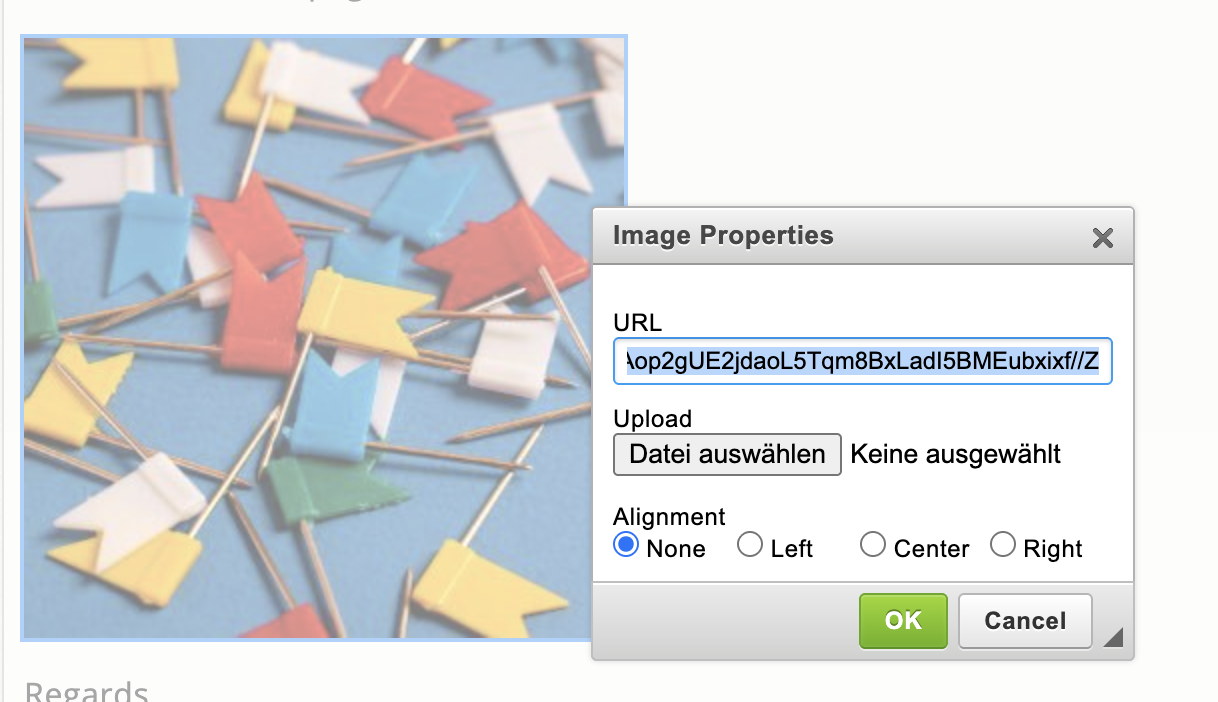 Edit image in entry