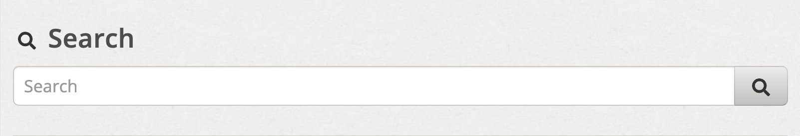 Text search in the entry overview